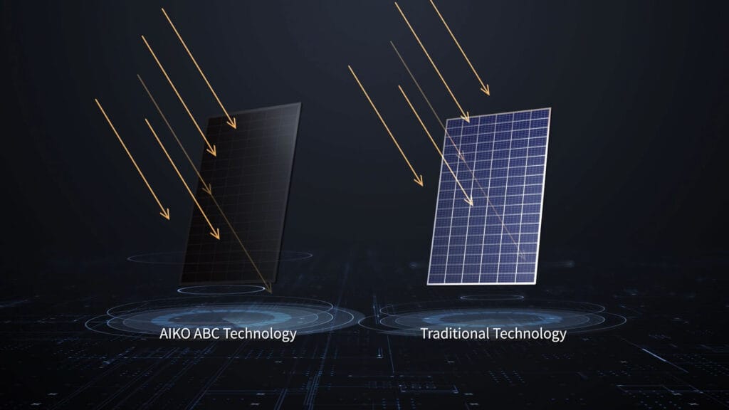 Confronto tecnico moduli Aiko ABC vs pannelli fotovoltaici tradizionali 2026