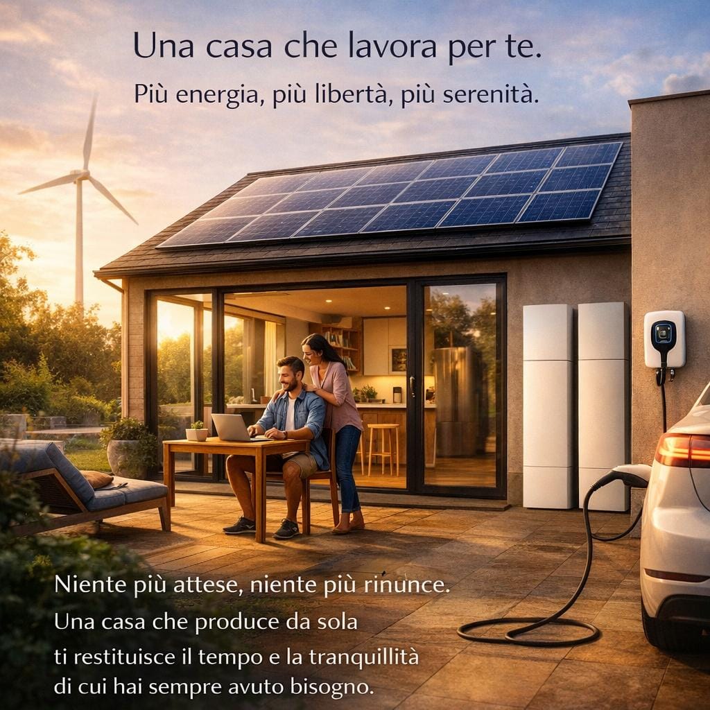La casa che produce da sola: il nuovo respiro del vivere quotidiano
