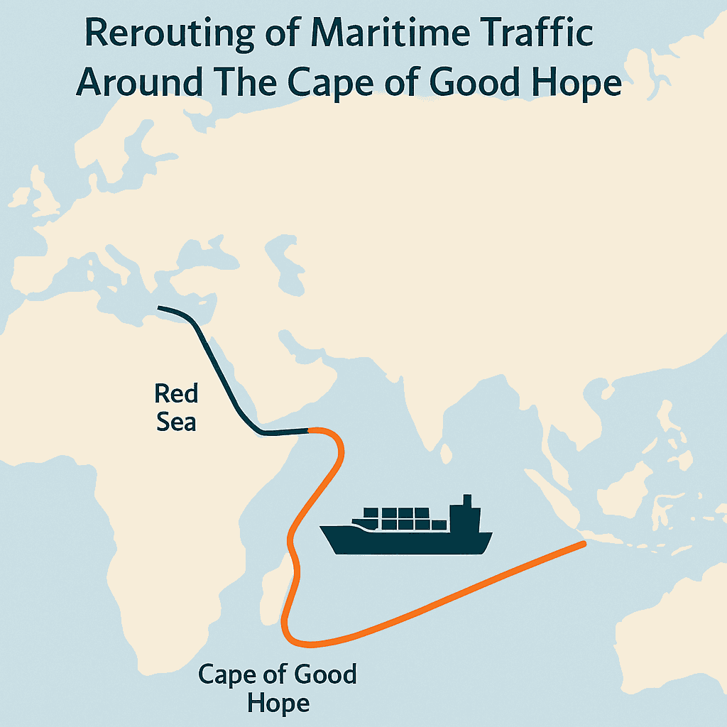 Rerouting Maersk: la crisi del Mar Rosso impatta la logistica solare